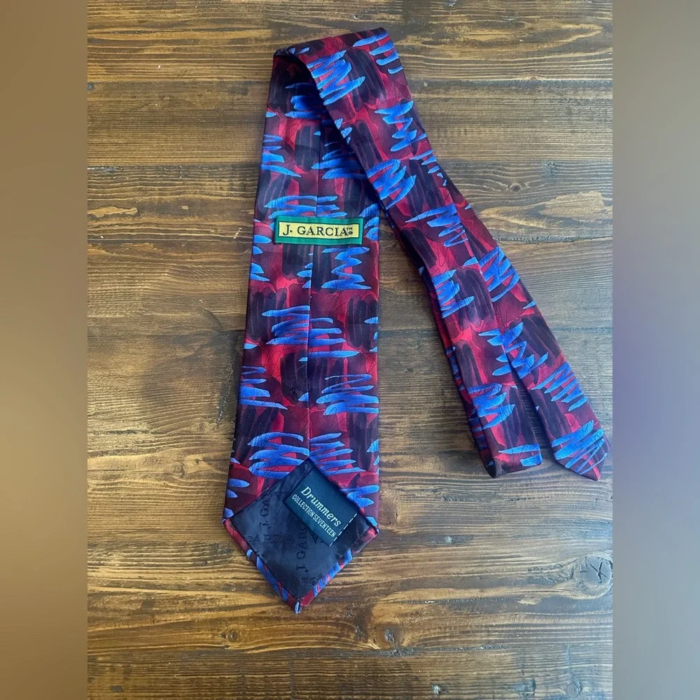 J Garcia Necktie 100% Silk 